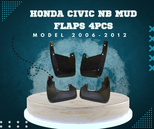 Honda Civic NB Mud Flaps 4Pcs - Model 2006-2012