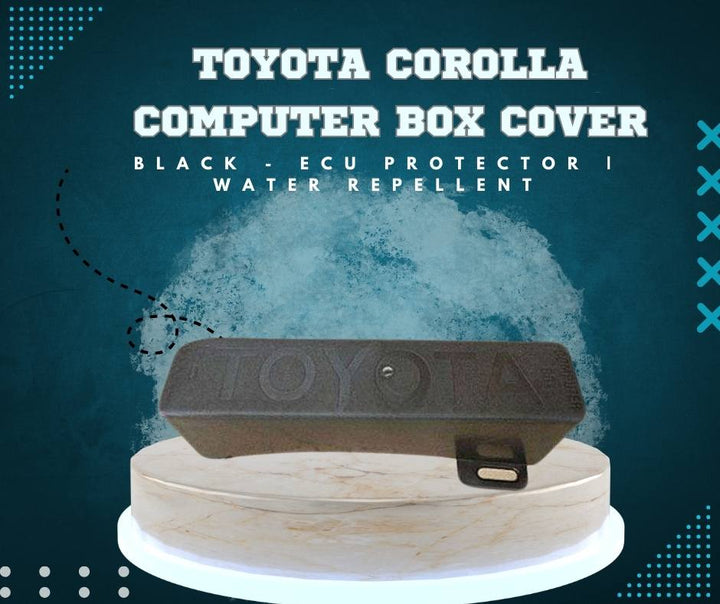 Toyota Corolla Computer Box Cover - Black