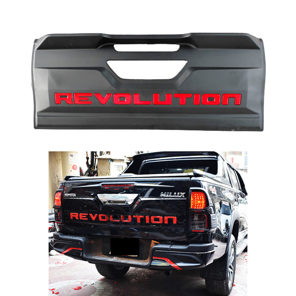Toyota Hilux Revo/Rocco Revolution Rear Tailgate Outer Lid Cover – Black