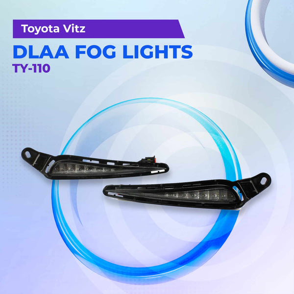 Toyota Vitz DLAA LED Fog Lights TY-110 - Model 2015-2016