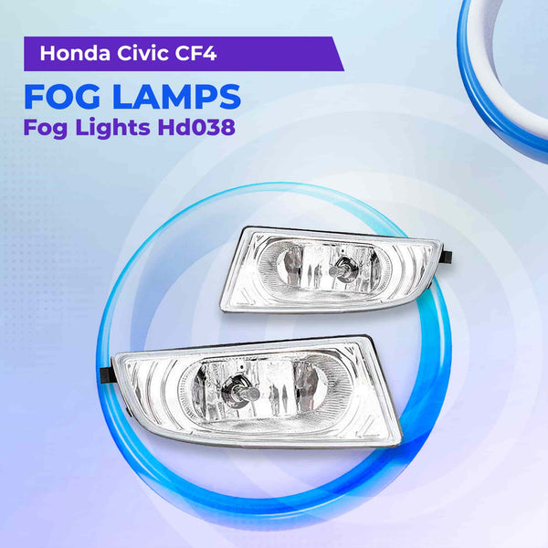 Honda Civic CF4 Fog Lamps/ Fog Lights Hd038 - Model 2004-2006
