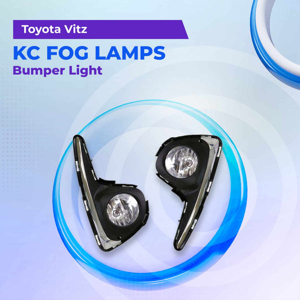 Toyota Vitz KC Fog Lamps Bumper Light - Model 2014-2018