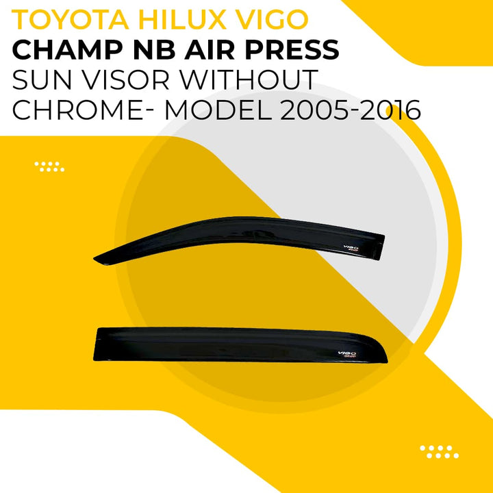 Toyota Hilux Vigo Champ NB Air Press Sun Visor Without Chrome- Model 2005-2016