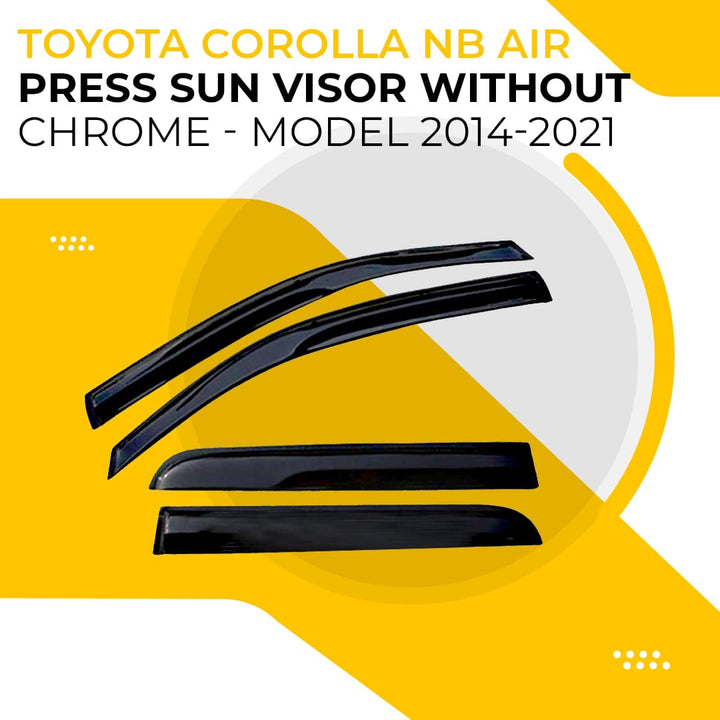 Toyota Corolla NB Air Press Sun Visor Without Chrome - Model 2014-2021
