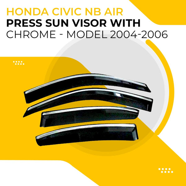 Honda Civic NB Air Press Sun Visor With Chrome - Model 2004-2006