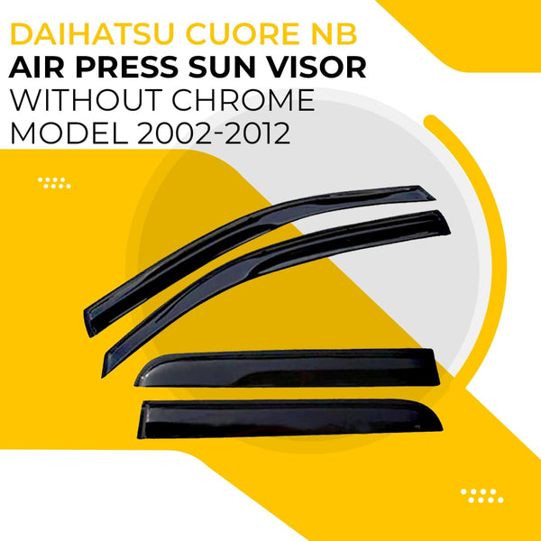 Daihatsu Cuore NB Air Press Sun Visor Without Chrome - Model 2002-2012