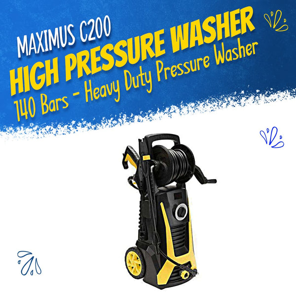 Maximus C200 High Pressure Washer - 140 Bars