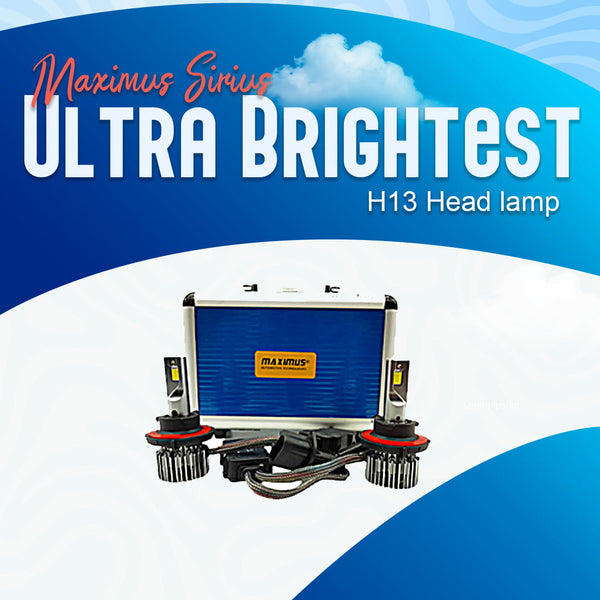 Maximus Sirius Ultra Brightest SMD - H13 Head lamp Replacement LED 85w