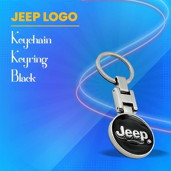 Jeep Keychain Keyring - Black