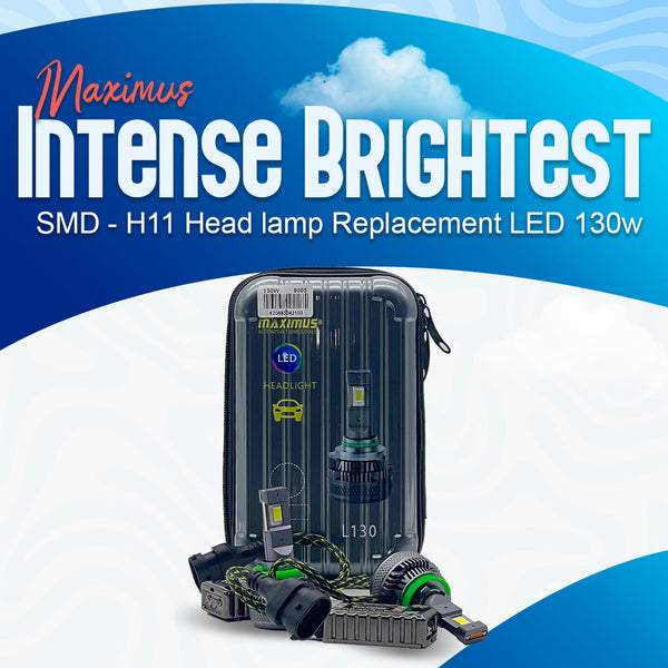 Maximus Intense Brightest SMD - H11 Head lamp Replacement LED 130w