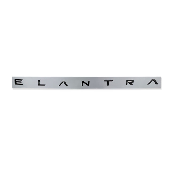 Elantra Words Alphabet Letters Logo Black