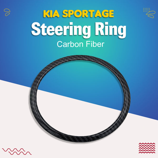 KIA Sportage Steering Ring Carbon Fiber- Model 2019-2020