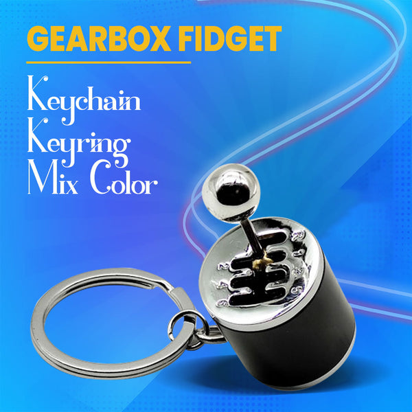 Gearbox Fidget Keychain Keyring - Mix Color