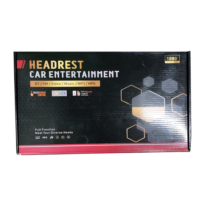 Universal Headrest Android LCD Silver 12.5 Inches - Pair