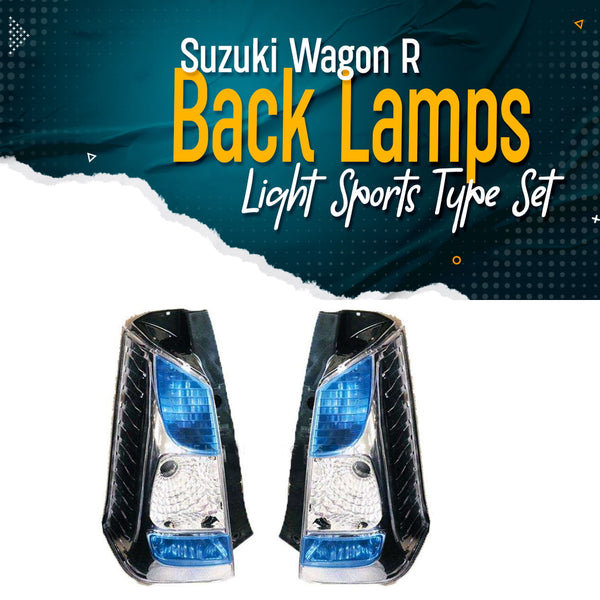Suzuki Wagon R Back Lamps Light Sports Type Set - Model 2014-2021