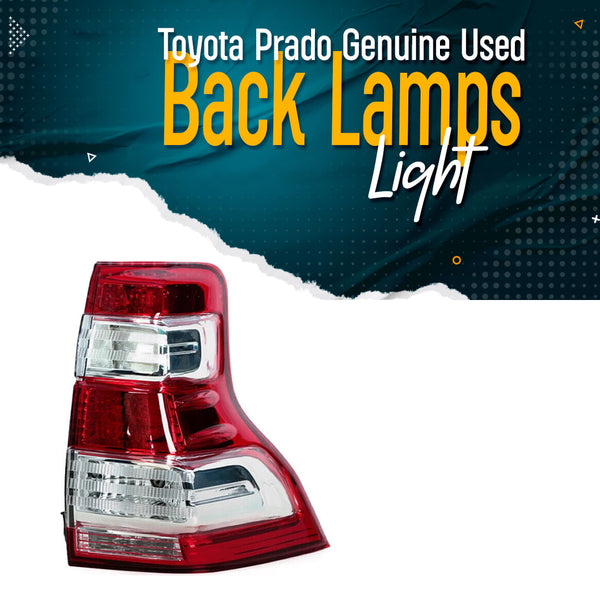 Toyota Prado Genuine Used Back Lamps Light - Model 2009-2022