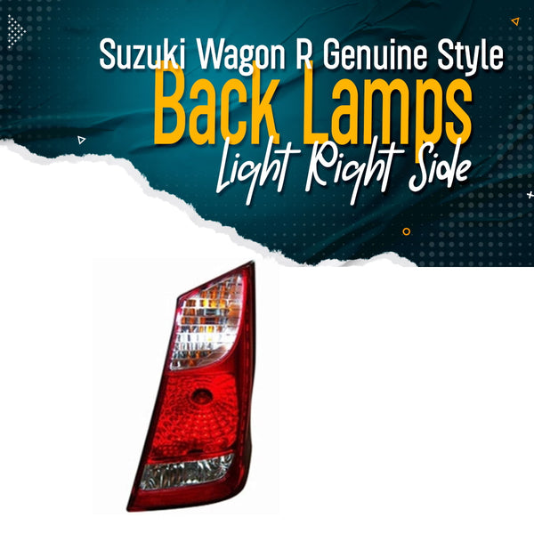 Suzuki Wagon R Genuine Style Back Lamps light Right Side - Model 2014-2021