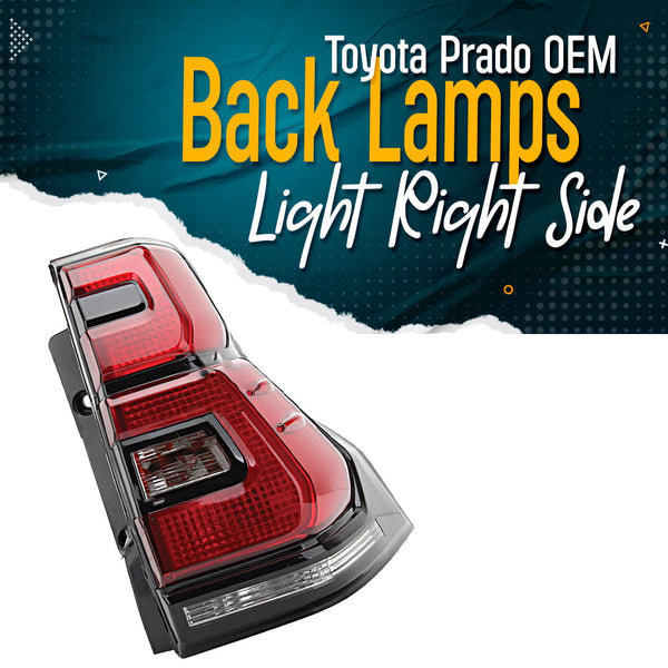Toyota Prado OEM Back Lamps Light Right Side - Model 2009-2021