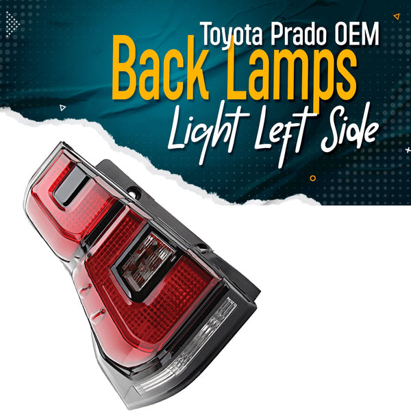 Toyota Prado OEM Back Lamps Light Left Side - Model 2009-2021