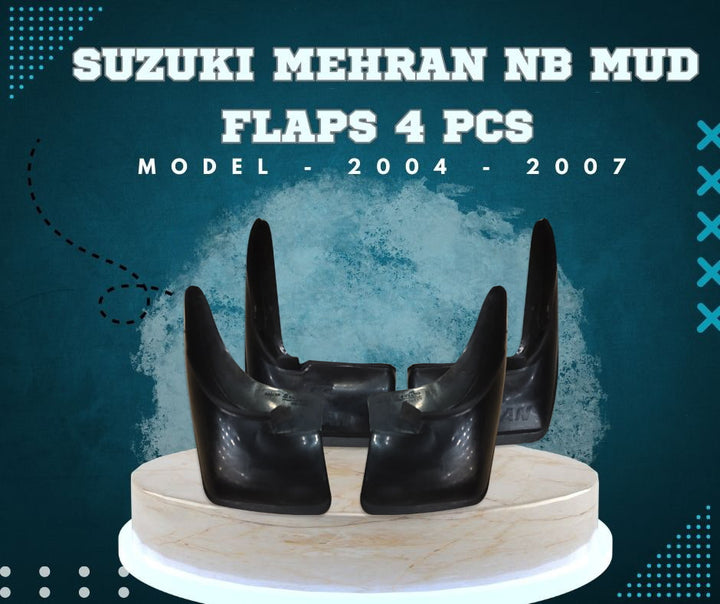Suzuki Mehran NB Mud Flaps 4 Pcs - Model - 2004 - 2007