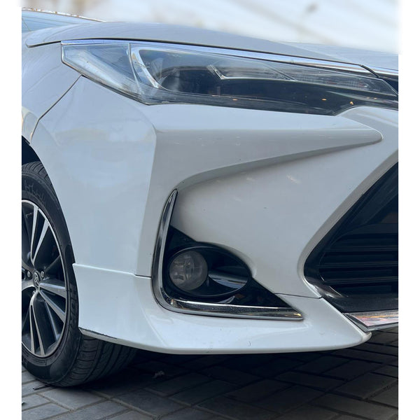Toyota Corolla Face Uplift Lower Bumper Lip Right Each Unpainted - Model 2022-2024