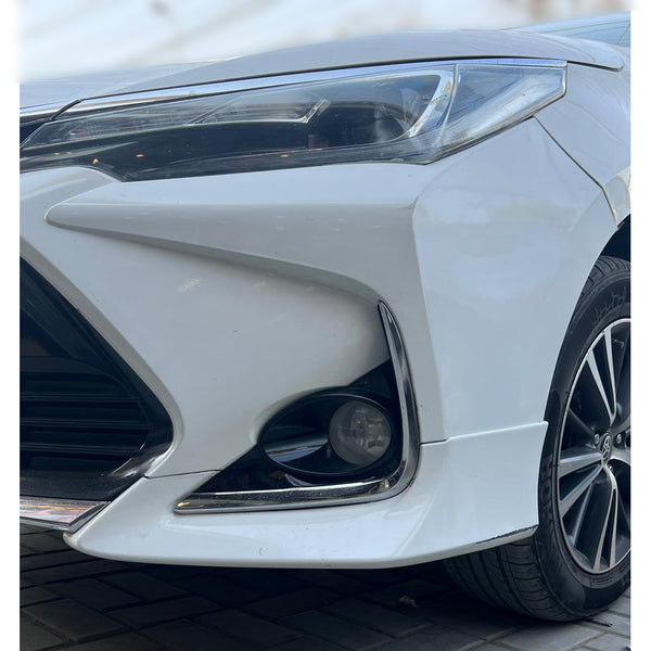 Toyota Corolla Face Uplift Lower Bumper Lip Left Each Unpainted - Model 2022-2024