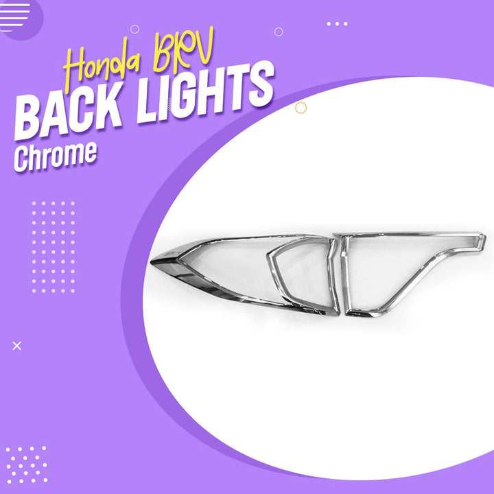 Honda BRV Back lights Chrome - Model 2017-2021