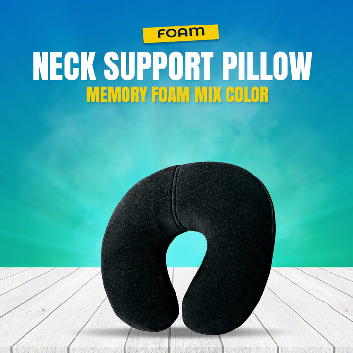 Neck Support Pillow Memory Foam Mix Color