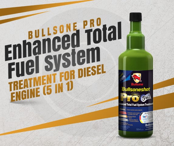 Bullsone Pro-Enhanced Total Fuel System Treatment For Diesel Engine (5 IN 1)