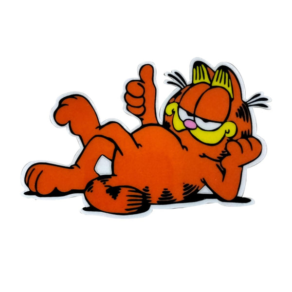 Garfield The Lazy Cat Laying Down Orange