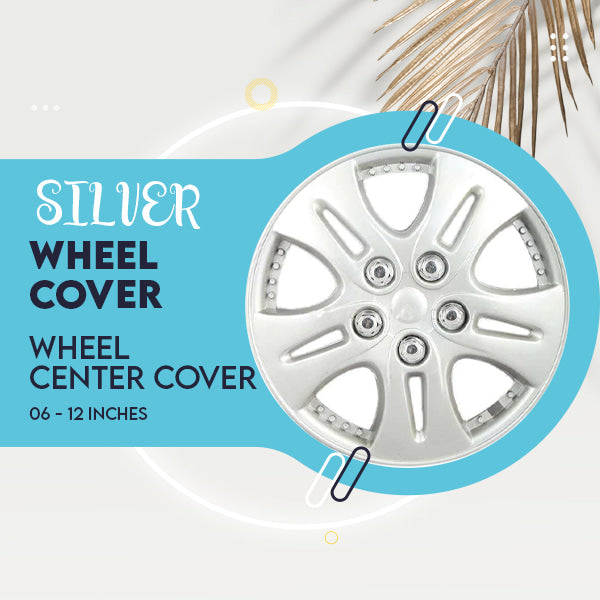 Silver Wheel Cover - 06 - 12 inches