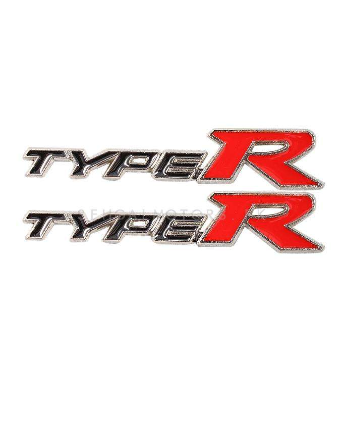 Type R Logo Black Red Small - Each
