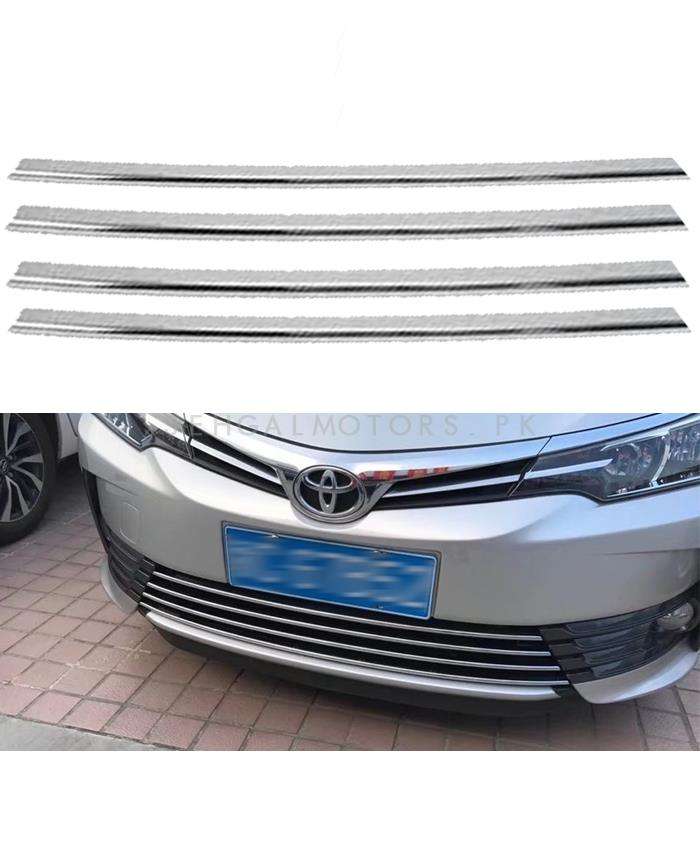 Toyota Corolla Face Lift Lower Grille Chrome Trims - Model 2017-2021 MA001101