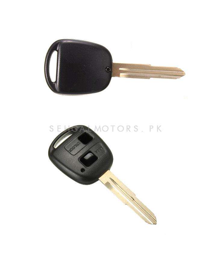 Toyota Corolla X Replacement Key Shell Case Cover 2 Button Black