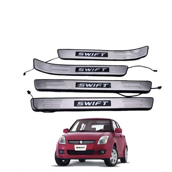 Suzuki Swift Metal LED Sill Plates / Skuff LED panels - Model 2010-2021