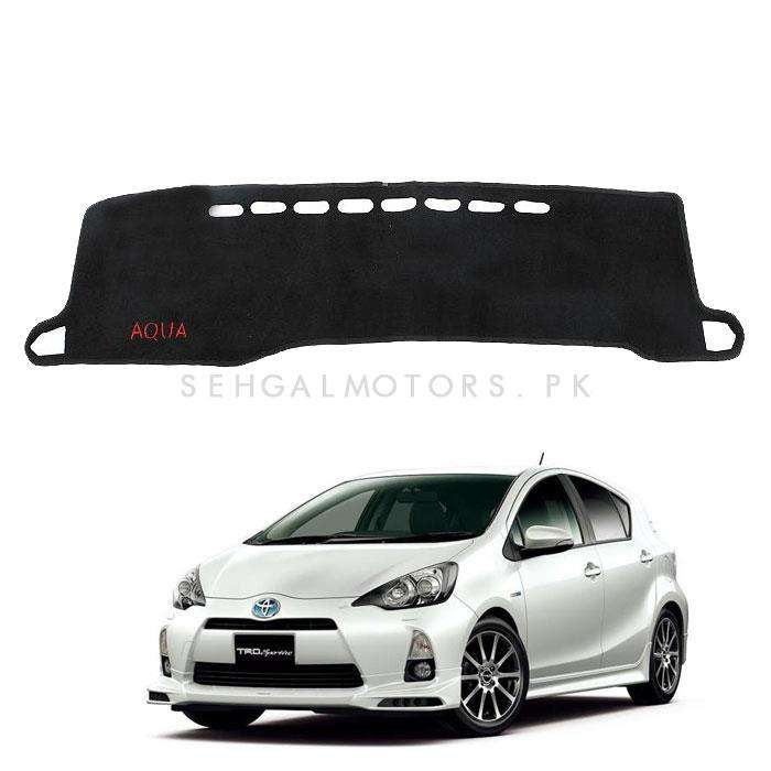 Toyota Aqua Dashboard Carpet For Protection and Heat Resistance Black - Model - 2012-2017