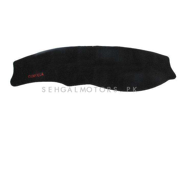 Toyota Corolla Dashboard Carpet For Protection and Heat Resistance Black - Model - 1991 - 1995