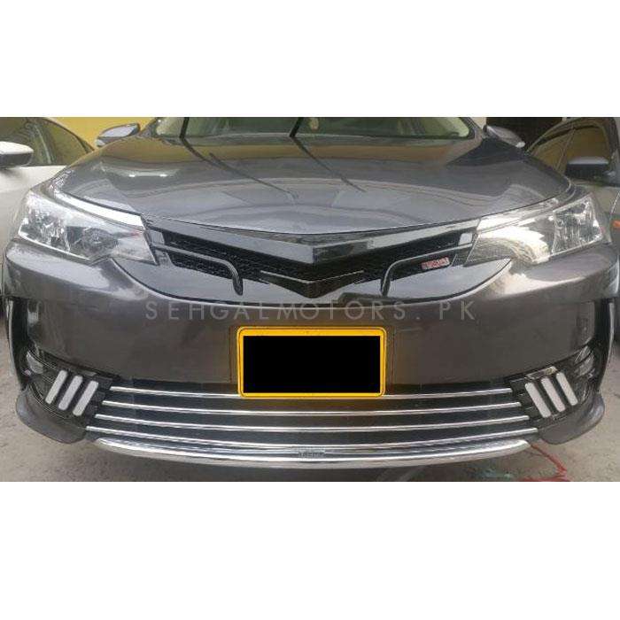 Toyota Corolla Face Lift Lower Grille Chrome Trims - Model 2017-2021 MA001101