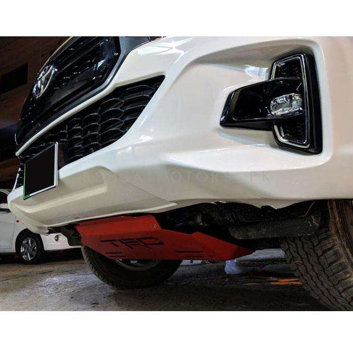Toyota Hilux Vigo/Revo/Rocco TRD Front Bumper Skid Plate Red