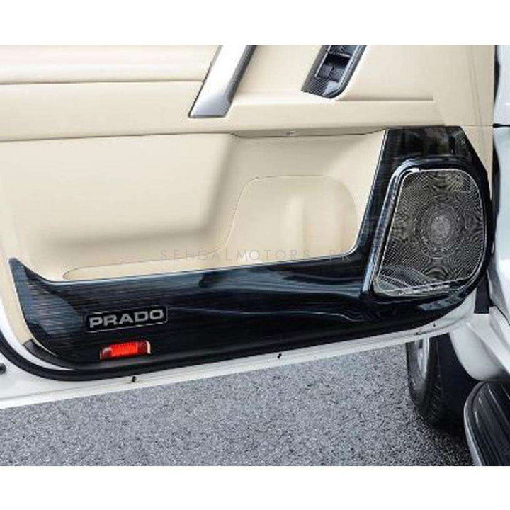 Toyota Prado Door Speaker Black Chrome Trim 4PC - Model 2009-2021
