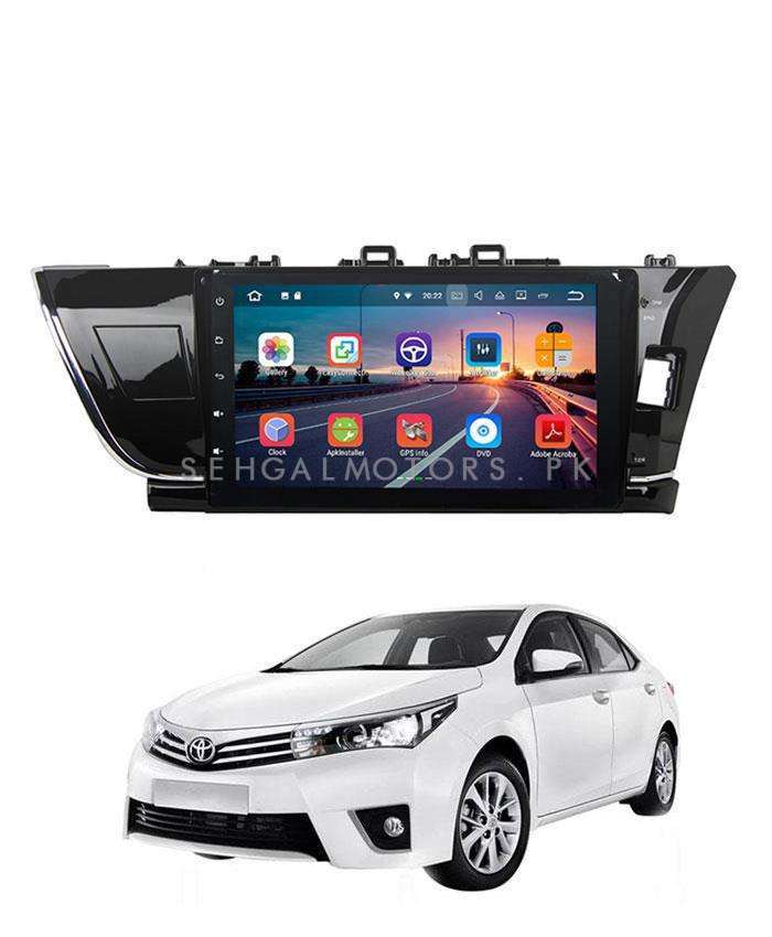 Toyota Corolla Android LCD Black 10 Inches - Model 2014-2017