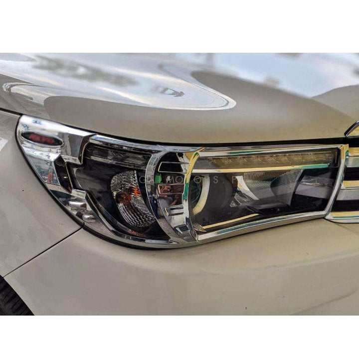 Toyota Hilux Revo/Rocco Chrome Headlights / Head Lamps Cover