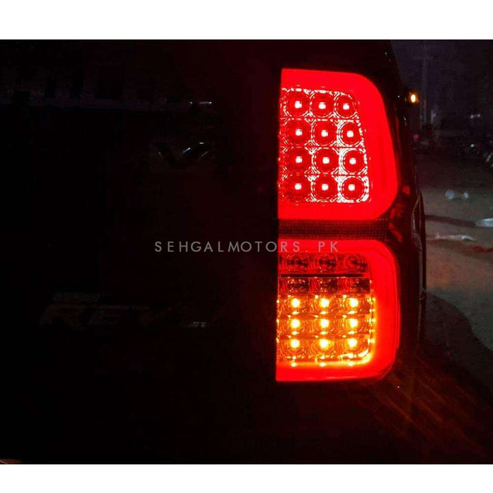 Toyota Hilux Revo/Rocco Smoke LED Tail Back Lamp Light Set V2