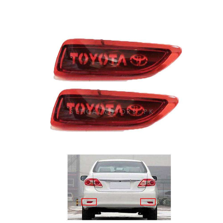 Toyota Corolla Back Bumper Light With Logo _ Model -2008-2014