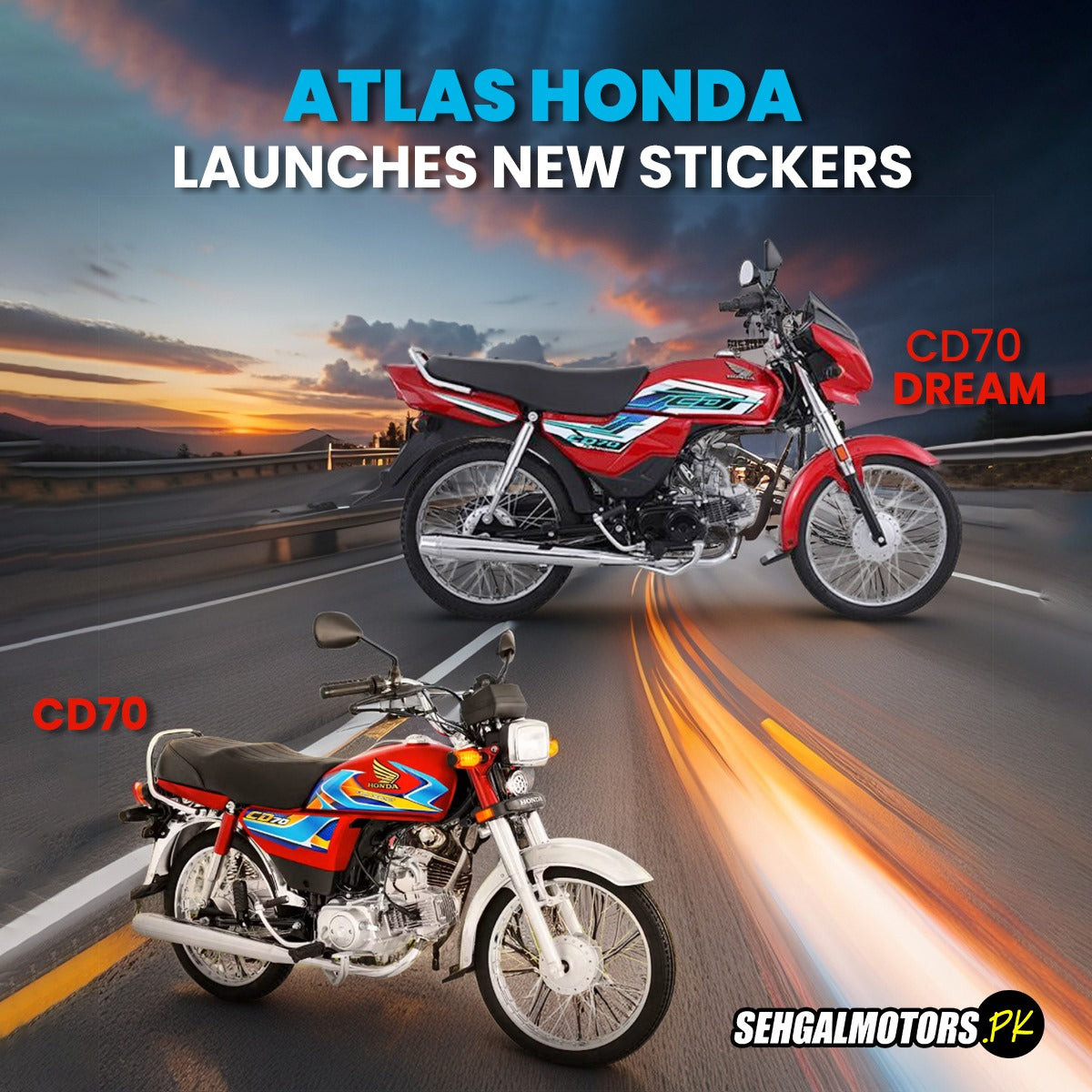 Honda CD70 Dream new sticker design
