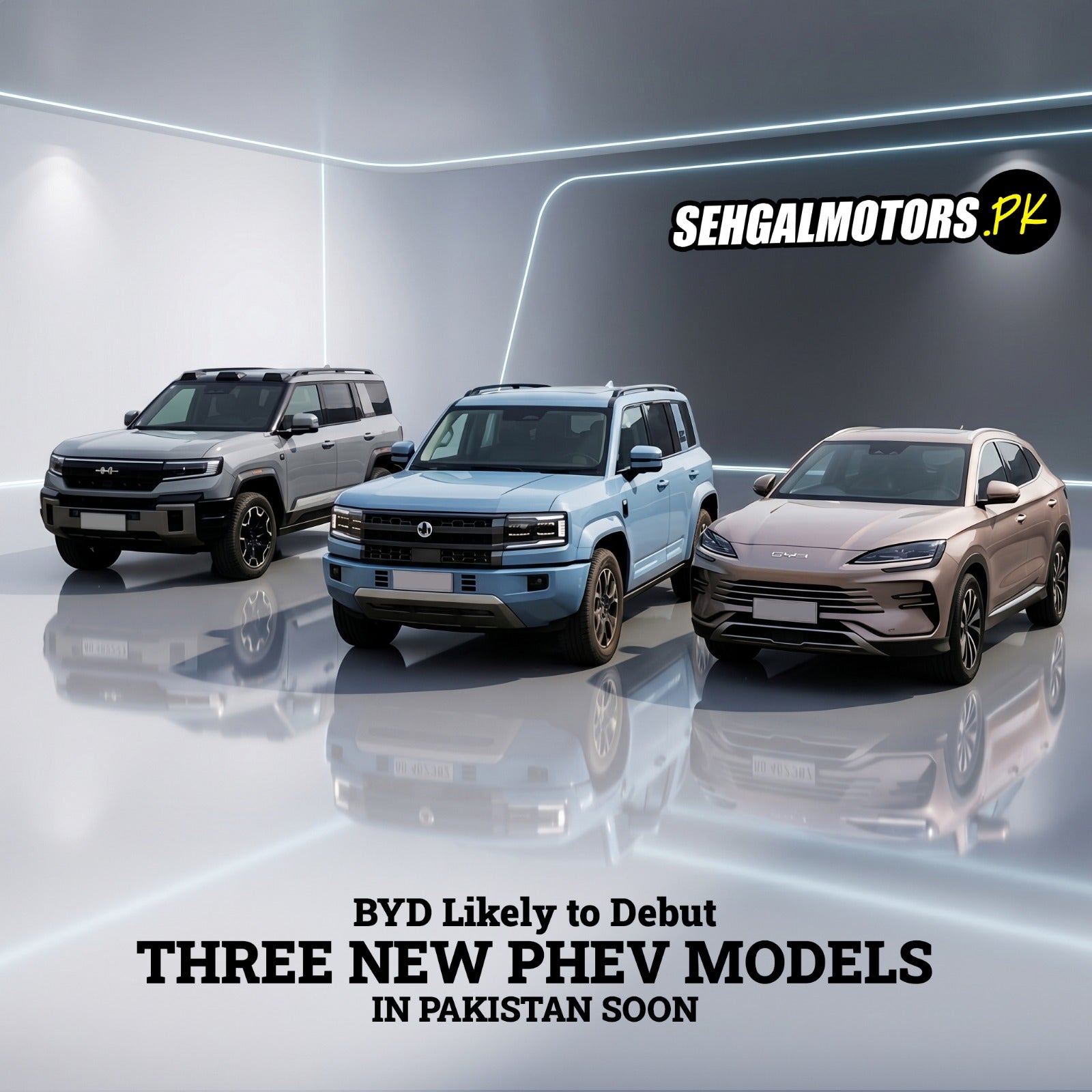 BYD Likely to Debut Three New PHEV Models in Pakistan Soon