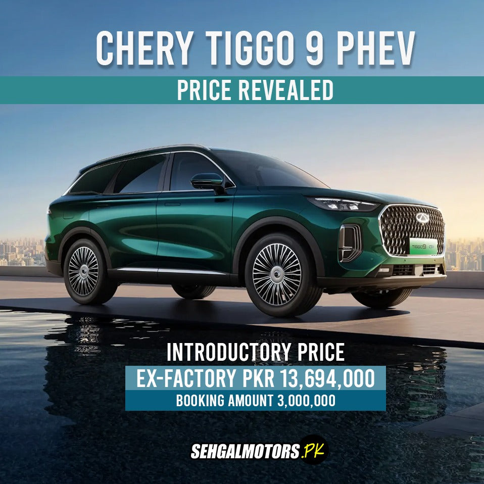 Chery Tiggo 9 PHEV SUV with introductory price, showcased for car accessories and detailing services