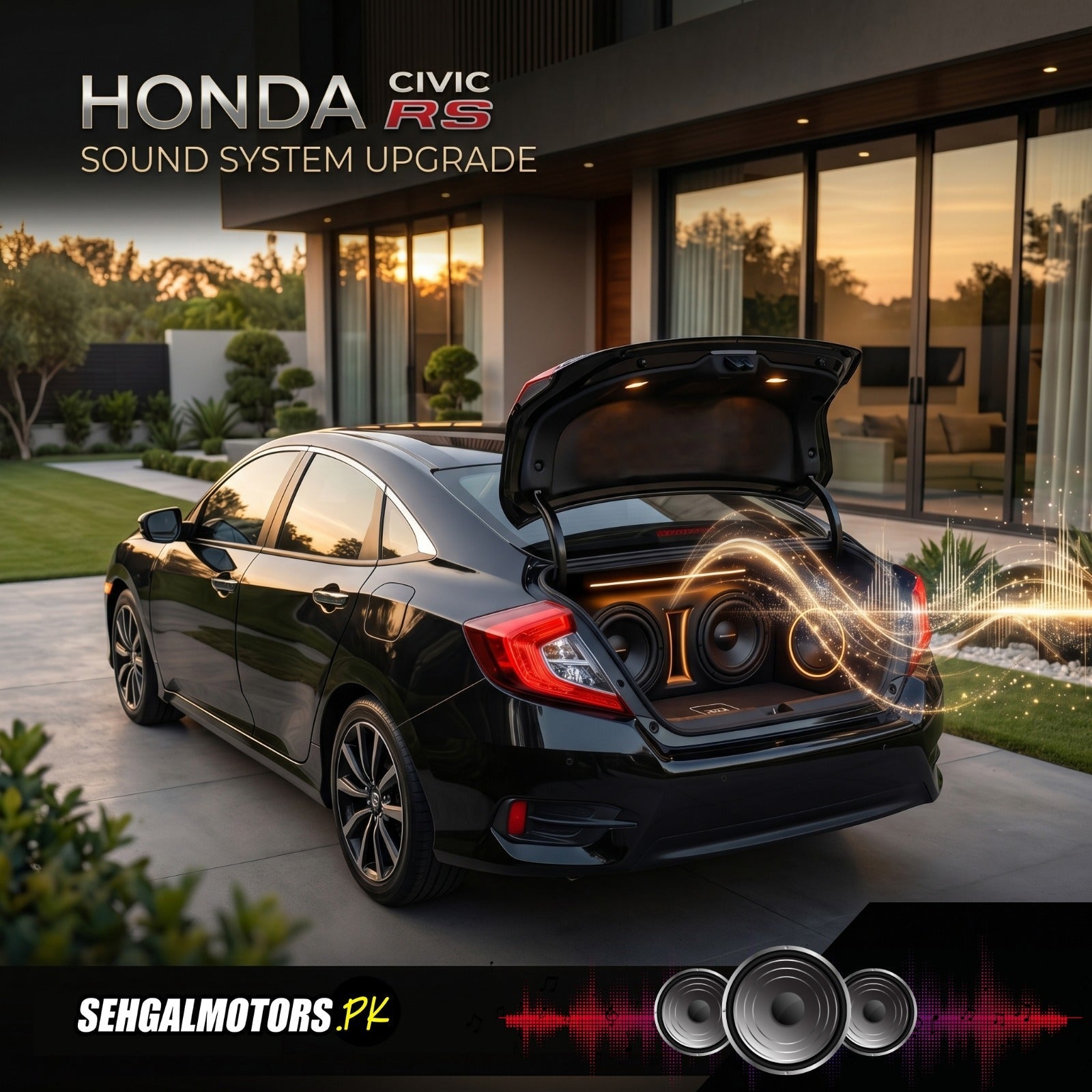 Honda Civic RS Sound System Upgrade by Sehgal Motors
