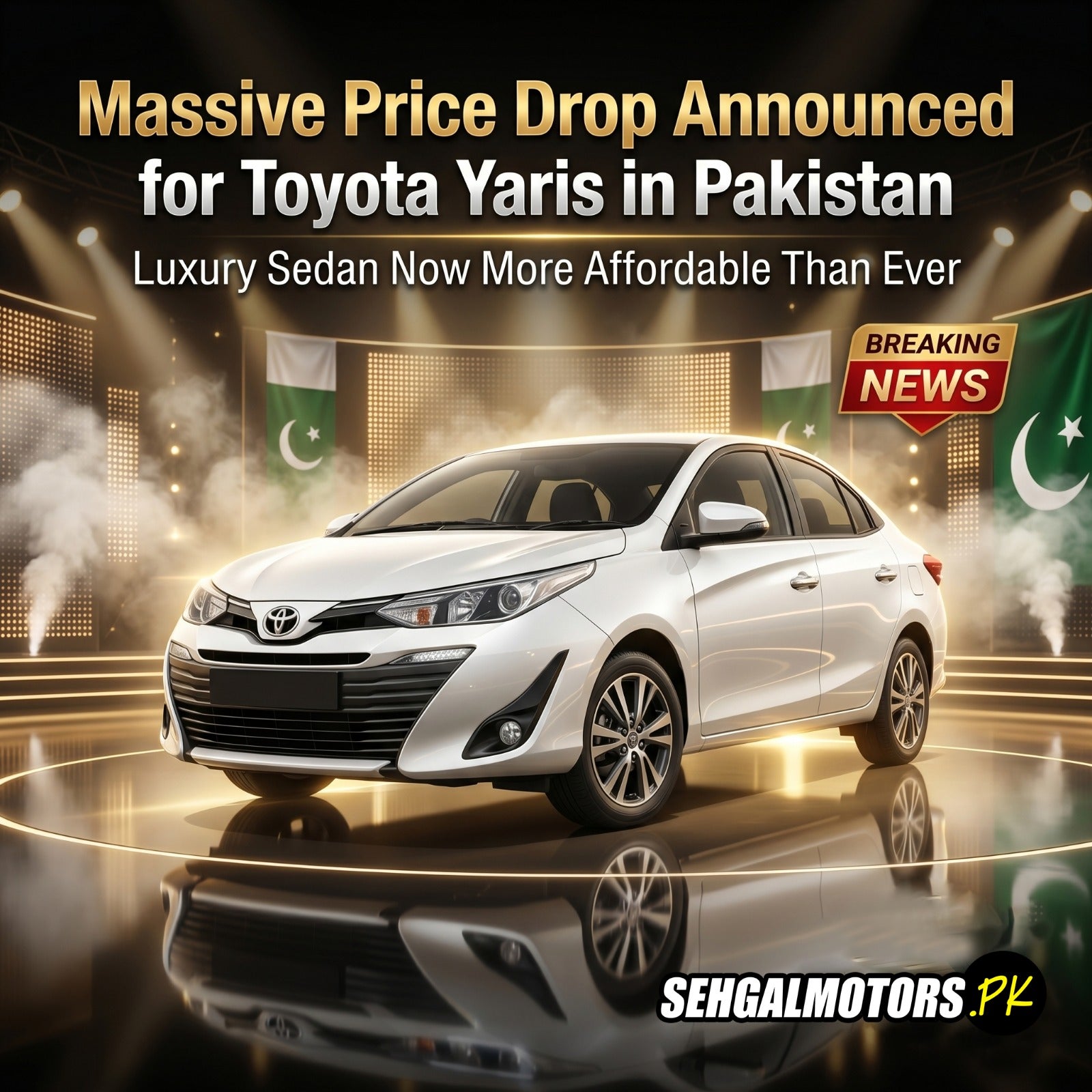 Massive Price Drop Announced for Toyota Yaris in Pakistan