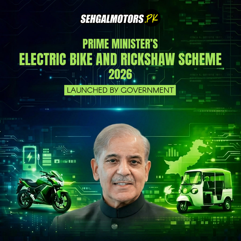 Prime Minister's Electric Bike & Rickshaw Scheme 2026 launched by government, featuring green EVs and tech backdrop